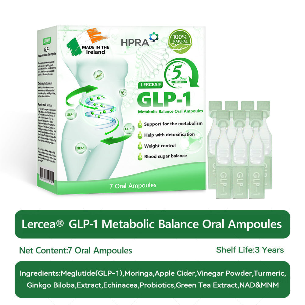 HPRA Recommendation Flagship Store Direct Sales⭐LERCEA®GLP-1Metabolic Balance Oral Ampoules🔥: Obesity,CardiovascularDiseases, Diabetes,Sleep Apnea Syndrome, joint lssues, etc🔥🔥