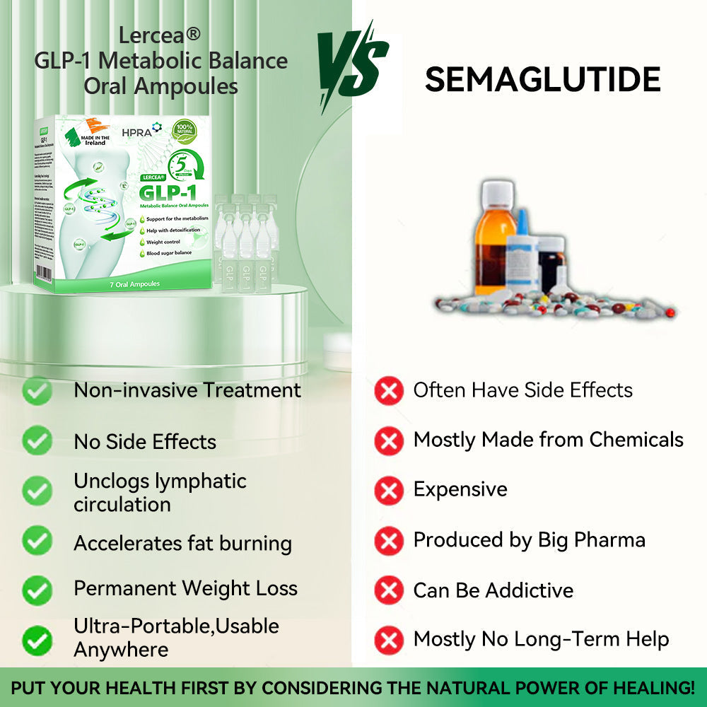 HPRA Recommendation Flagship Store Direct Sales⭐LERCEA®GLP-1Metabolic Balance Oral Ampoules🔥: Obesity,CardiovascularDiseases, Diabetes,Sleep Apnea Syndrome, joint lssues, etc🔥🔥