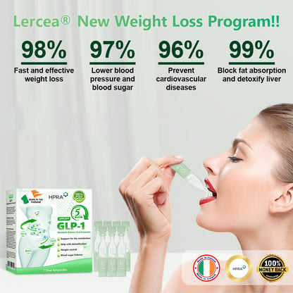 HPRA Recommendation Flagship Store Direct Sales❀ LERCEA®GLP-1Metabolic Balance Oral Ampoules🔥: Obesity,CardiovascularDiseases, Diabetes,Sleep Apnea Syndrome, joint lssues, etc🔥🔥