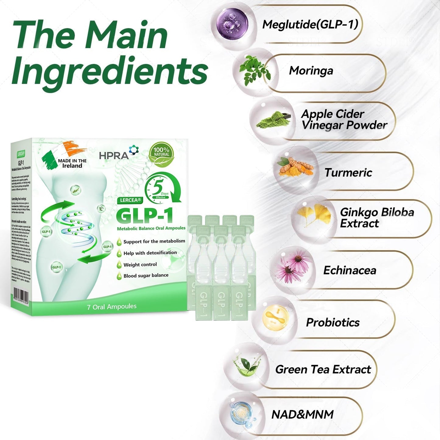 HPRA Recommendation Flagship Store Direct Sales ✅𝐋𝙀𝑹𝐂𝗘𝗔® Metabolic Balance Oral Ampoules🔥: Obesity,CardiovascularDiseases, Diabetes,Sleep Apnea Syndrome, joint lssues, etc🔥🔥